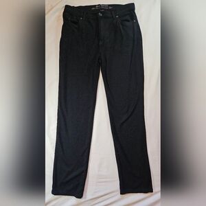 Gloria Vanderbilt Womens Black Slimming Effect Straight Leg Pants Size 6